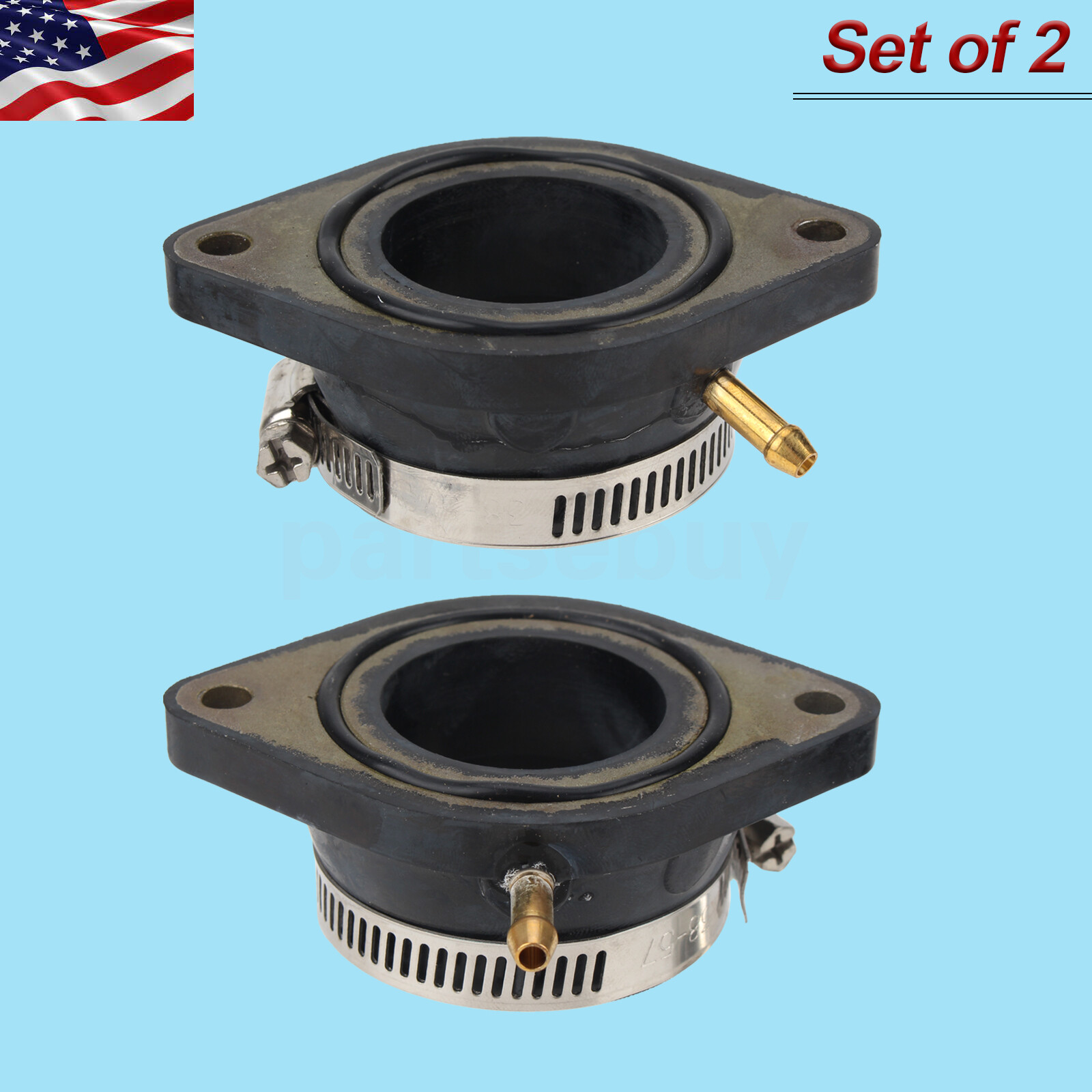 Fit For Yamaha V Star 1100 XVS1100 Carburetor Intake Manifold boots 1999-2009