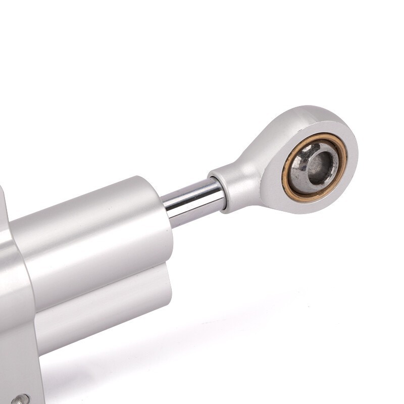 24.5cm/9.6in Motorcycle Steering Damper Stabilizer,CNC Alloy Steering Damper