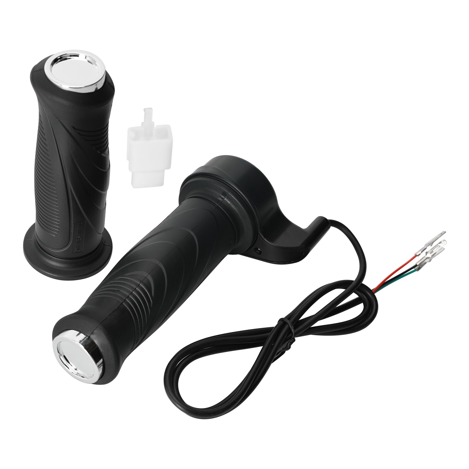 Universal 12V/24V/36V/48V Black Electric Scooter Bike Throttle Grip For E-Bike