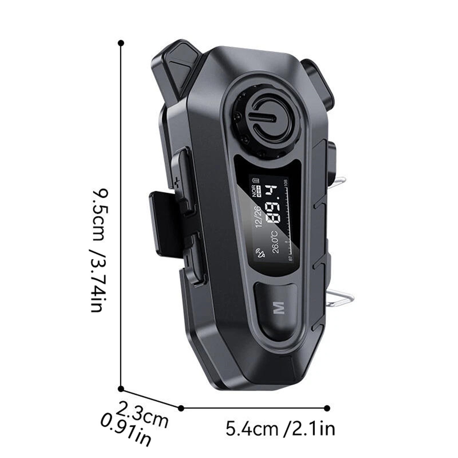 Motorcycle Helmet Headset Wireless Bluetooth 5.4 with GPS Navigation Audio