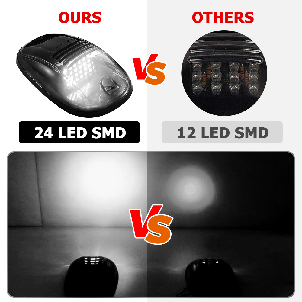 5PCS LED Roof Marker Light For Dodge for Ram 1500 2500 3500 4500 5500 2003-2018