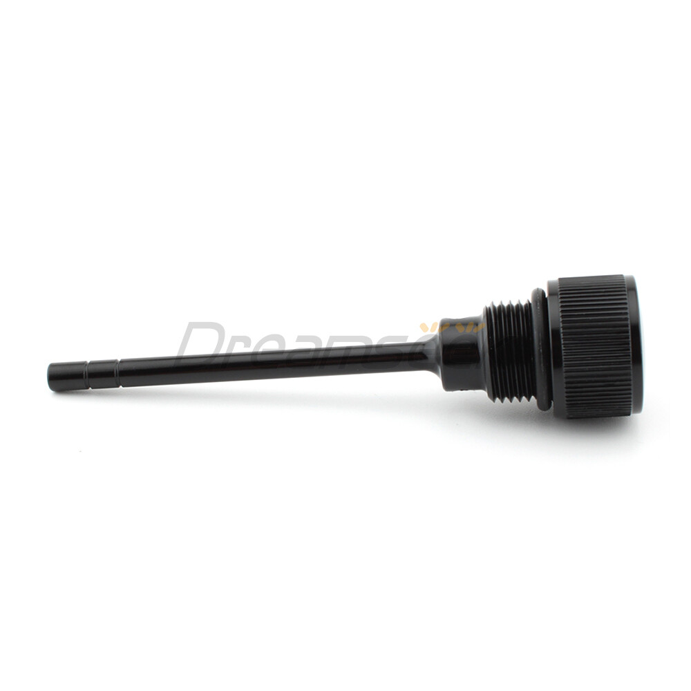 Black Dipstick Transmission Oil Fill Plug for Harley Softail Electra Glide 07-19
