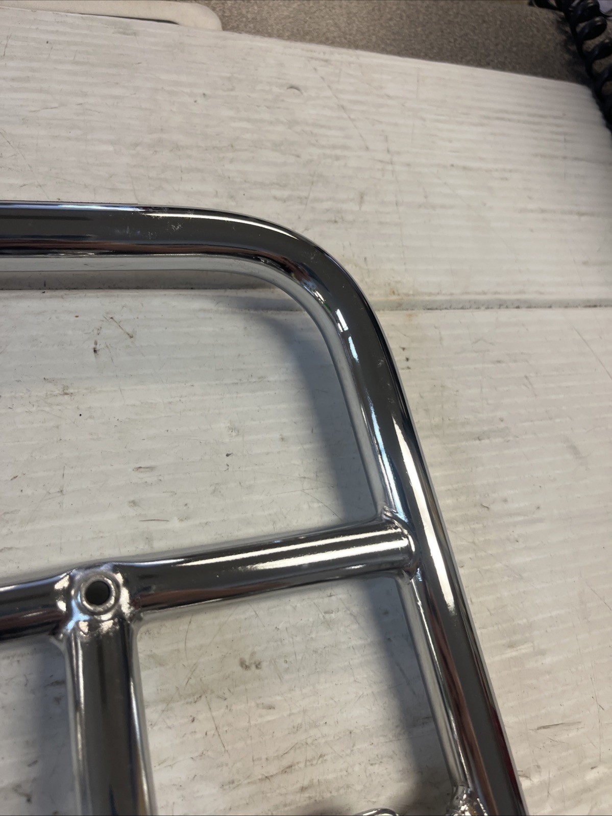 GENUINE PIAGGIO/VESPA REAR LUGGAGE RACK CHROME FOR PRIMAVERA & SPRINTS #1B000815