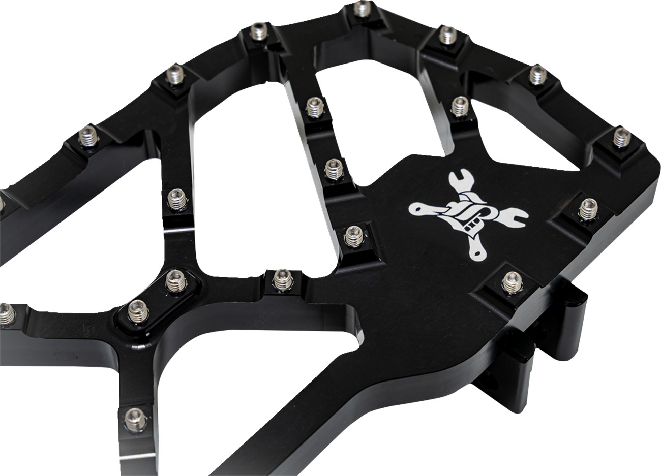 BURLY BRAND – Mx-Evolution Floorboards Rider Black for Fl ’85-’26 | B13-1053B