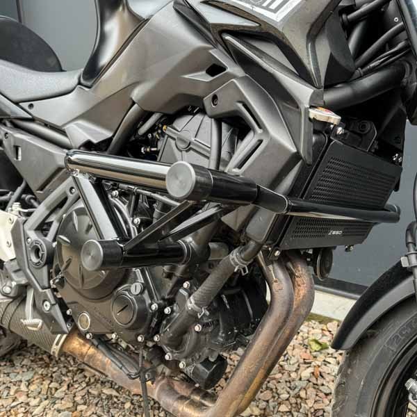 Crash Cage Engine Guard Crash Bar Pads Kawasaki Z650 (2017-2024) Stunt
