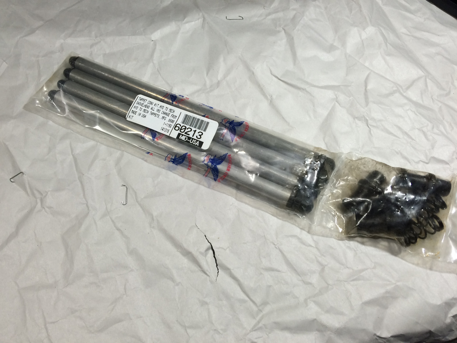hydraulic to mechanical tappet conversion pushrods shovelhead 1966-84