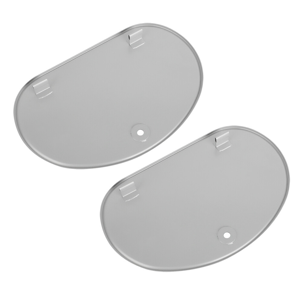 2PCS For Honda XR75 XR 75 1973 – 1976 Side Panel Number Cover Metal Left + Right