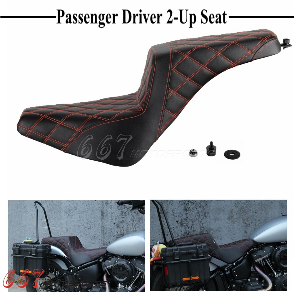 Gel Pad Passenger Driver LS 2-Up Seat For Harley Street Bob FXBB FXBBS 2018-2024
