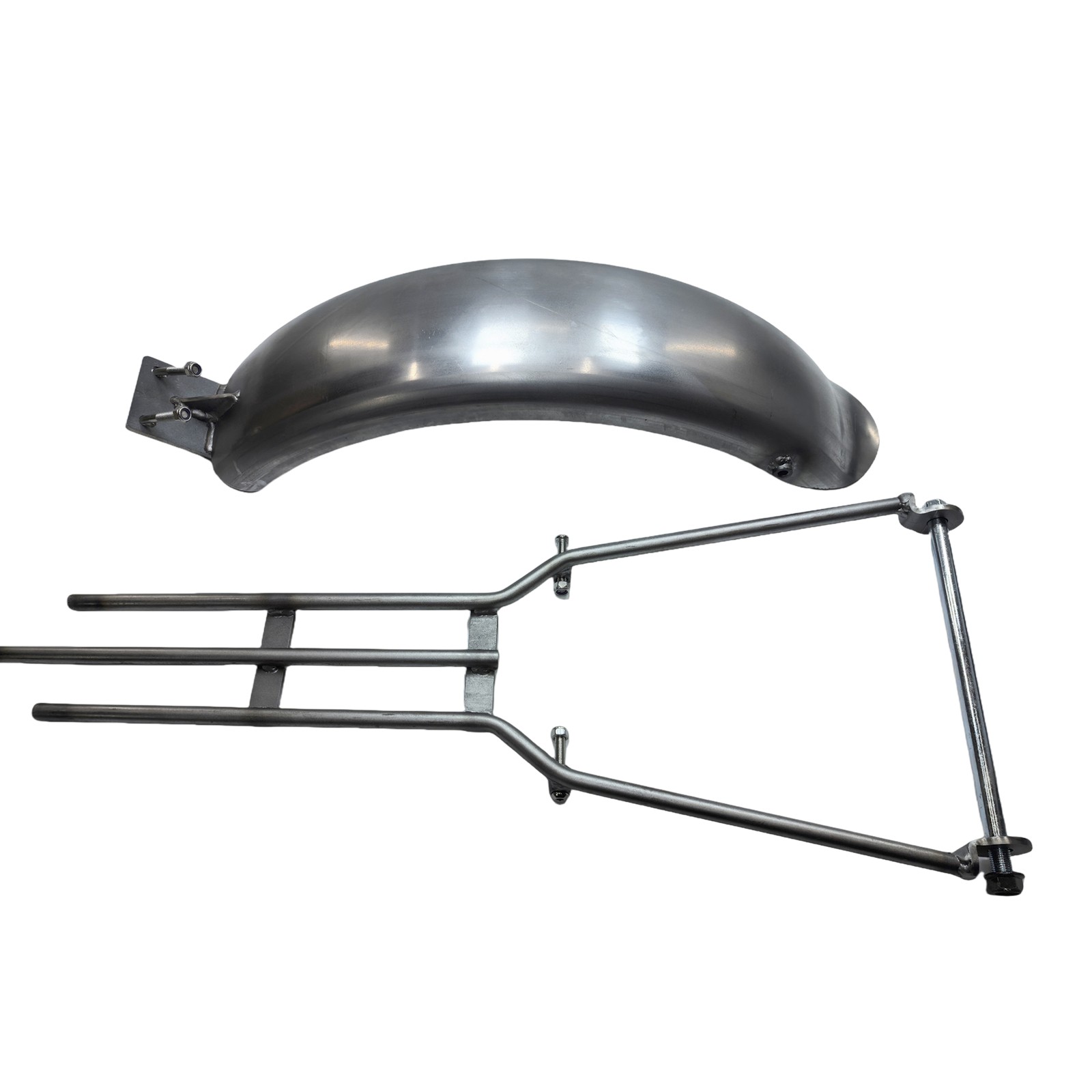 Unpainted Silver Rear Fender Mudguard Guard With Bracket Fit For YAMAHA XV250