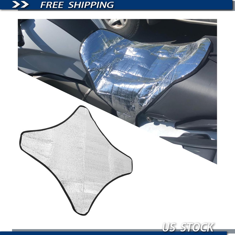 Portable Motorcycle Seat Cushion Cover Adjustable Cord All-Season Cooling and