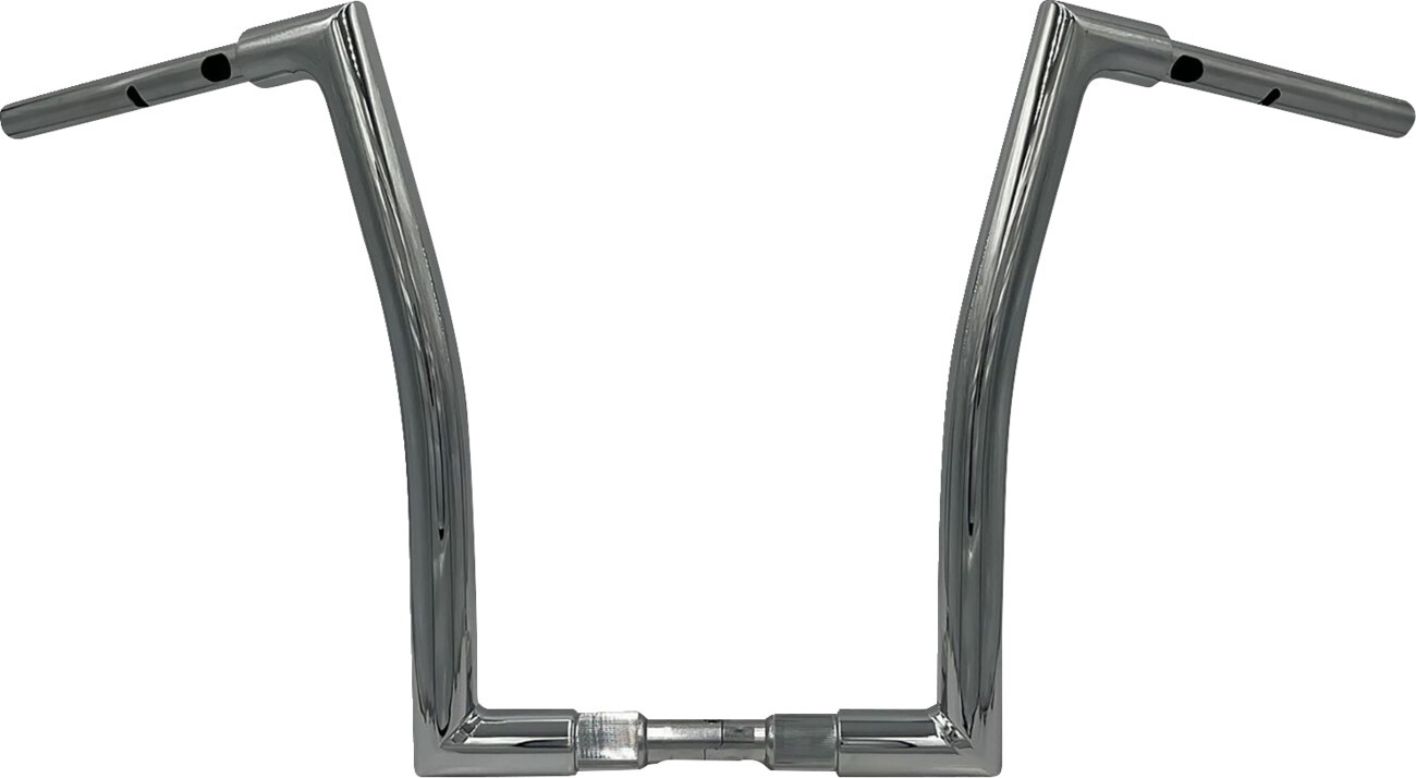 Fat Baggers 1-1/2″ EZ Install Flat Top Ape Hanger Handlebar – 16″ Rise, Chrome