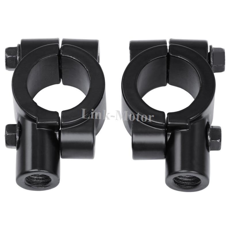 8mm 7/8″ 22mm Motorcycle Handle Bar Mirror Mount Adaptor Clamp Bracket Universal