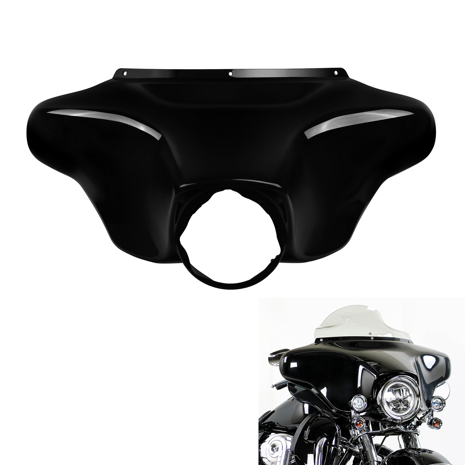 Front Batwing Upper Outer Fairing Cowl For Harley Electra Street Glide 1996-2013