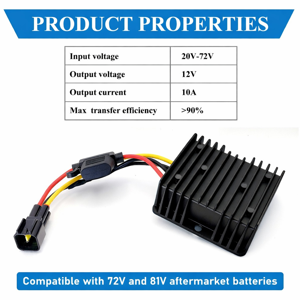 Surron DC 12V Converter Upgrade – 12V 10A Buck Converter for Sur-Ron Light Bee