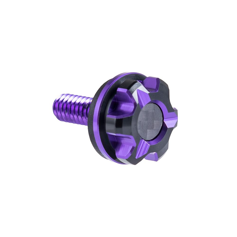 Axion CNC Machined Purple Knurled Seat Bolt Kit For Harley Billet-6061 Aluminum