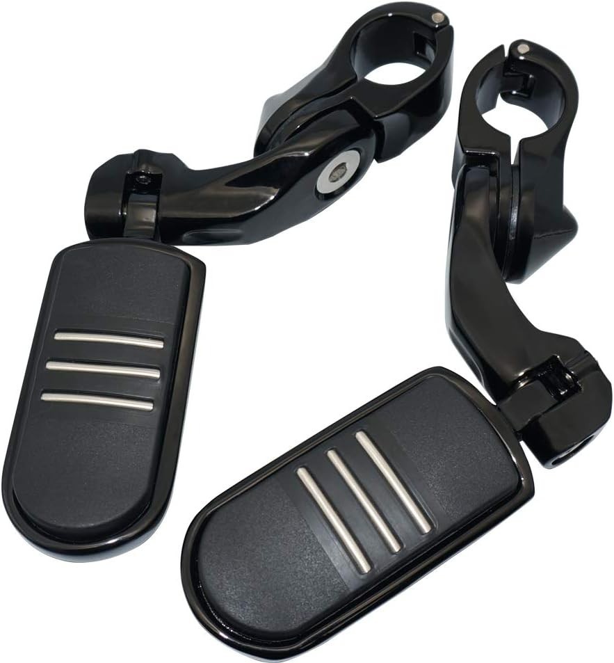1.25″ Highway pegs,Motorcycle Angled Adjustable Highway Footpegs for Harley