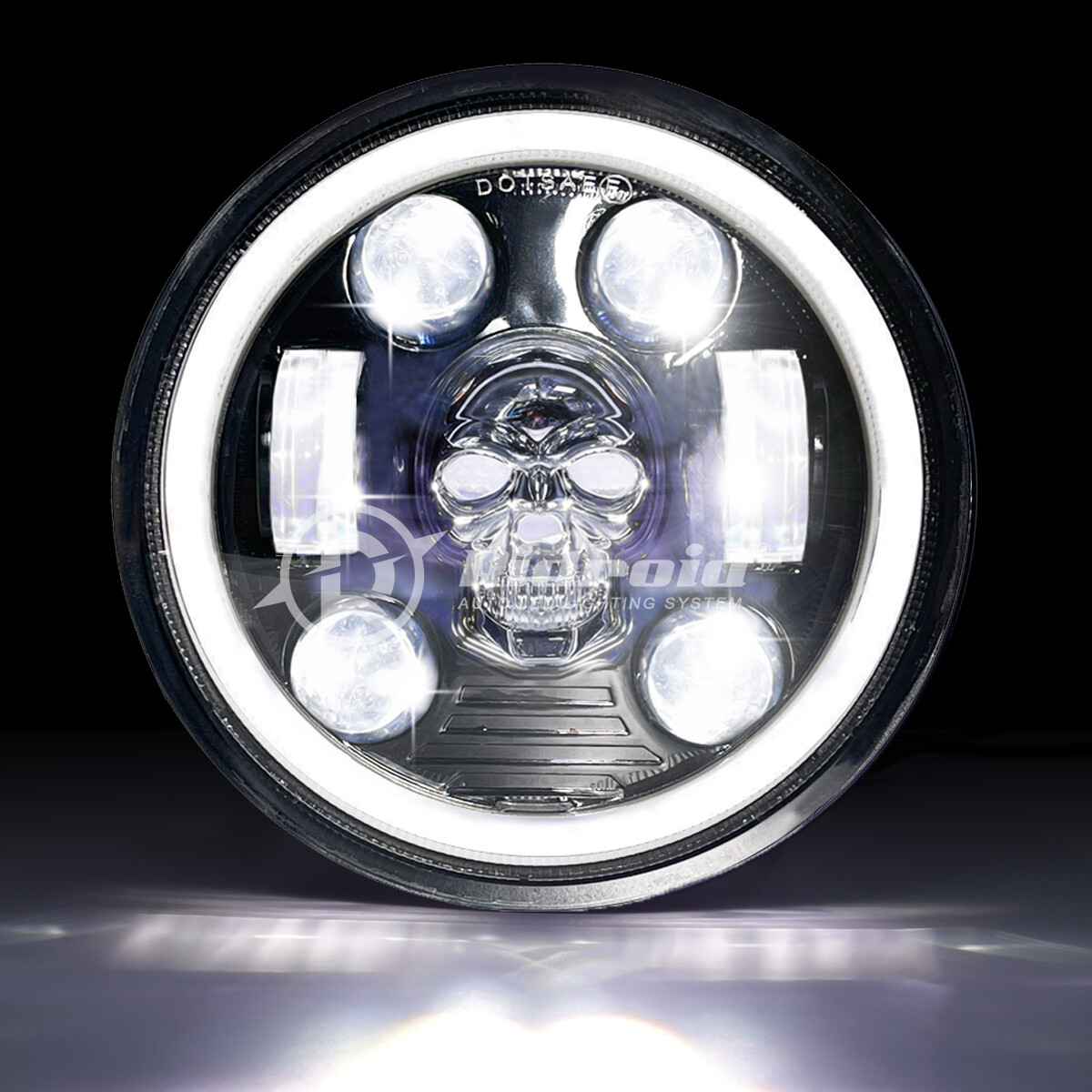 5-3/4″ LED Headlight Turn Signal 5.75″ For Harley Davidson Sportster XL 1200 883