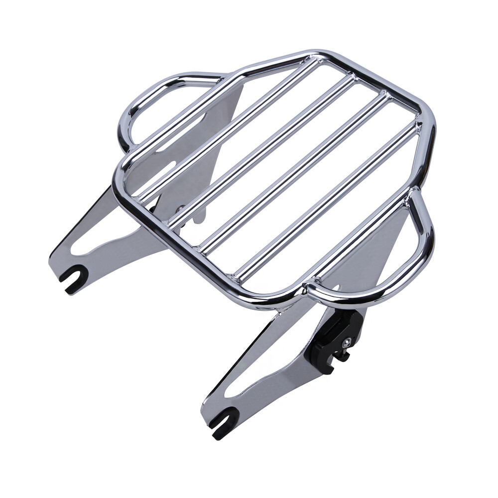 Detachable 2-Up Luggage Rack For Harley Touring Road King Street Glide 09-24