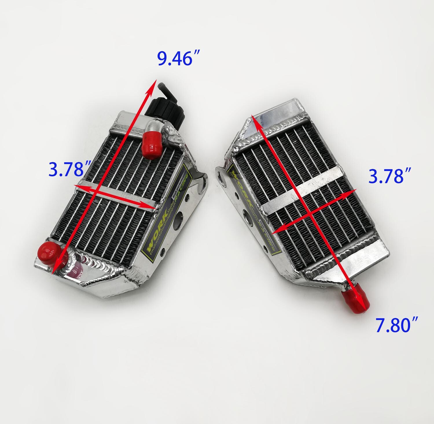 Racing Radiator For KTM 50 SX SXS MINI LC Husqvarna TC50 2012-2023 2015 Aluminum