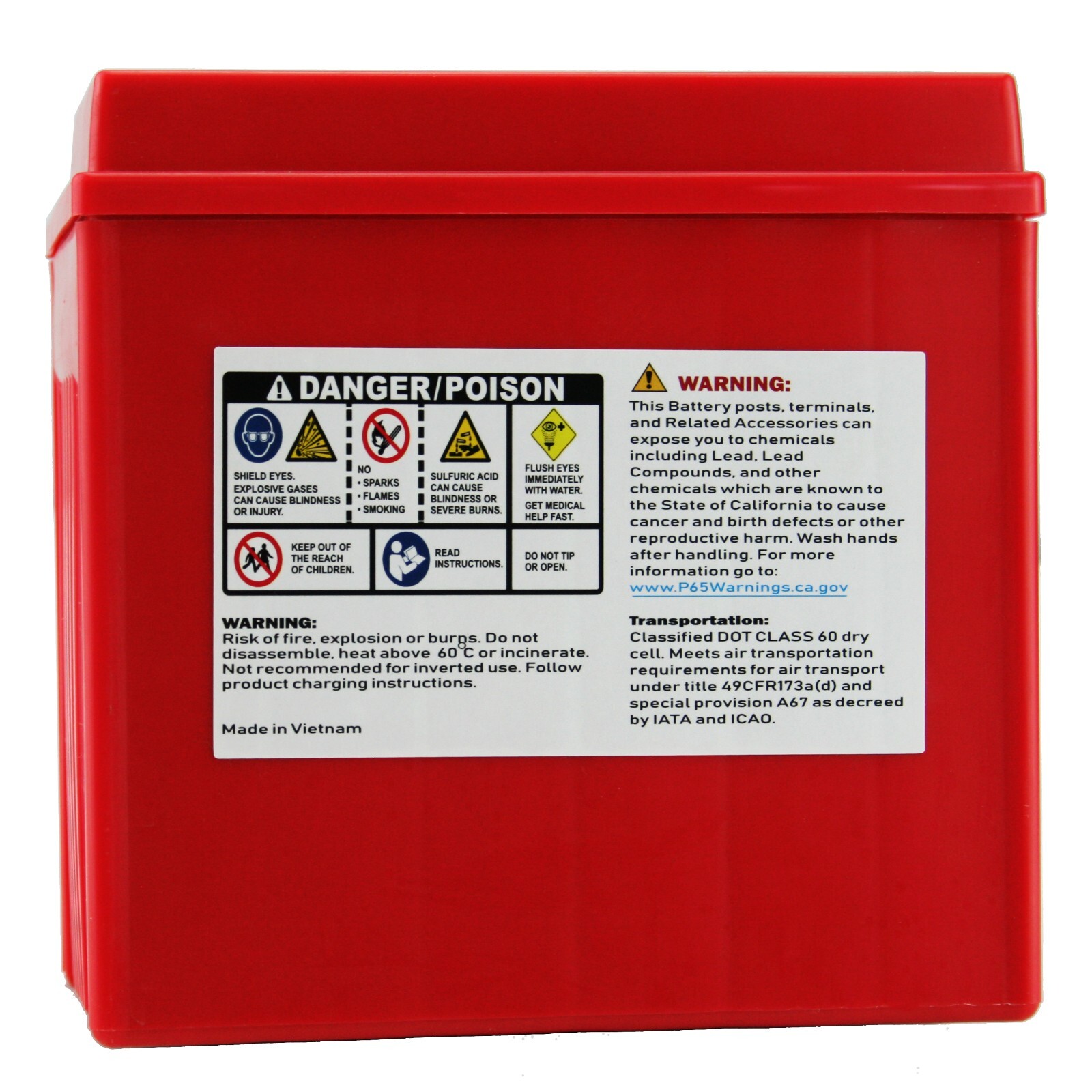Banshee YTX14L-BS Motorcycle Battery for Harley-Davidson 1200cc XL XLH Sportster
