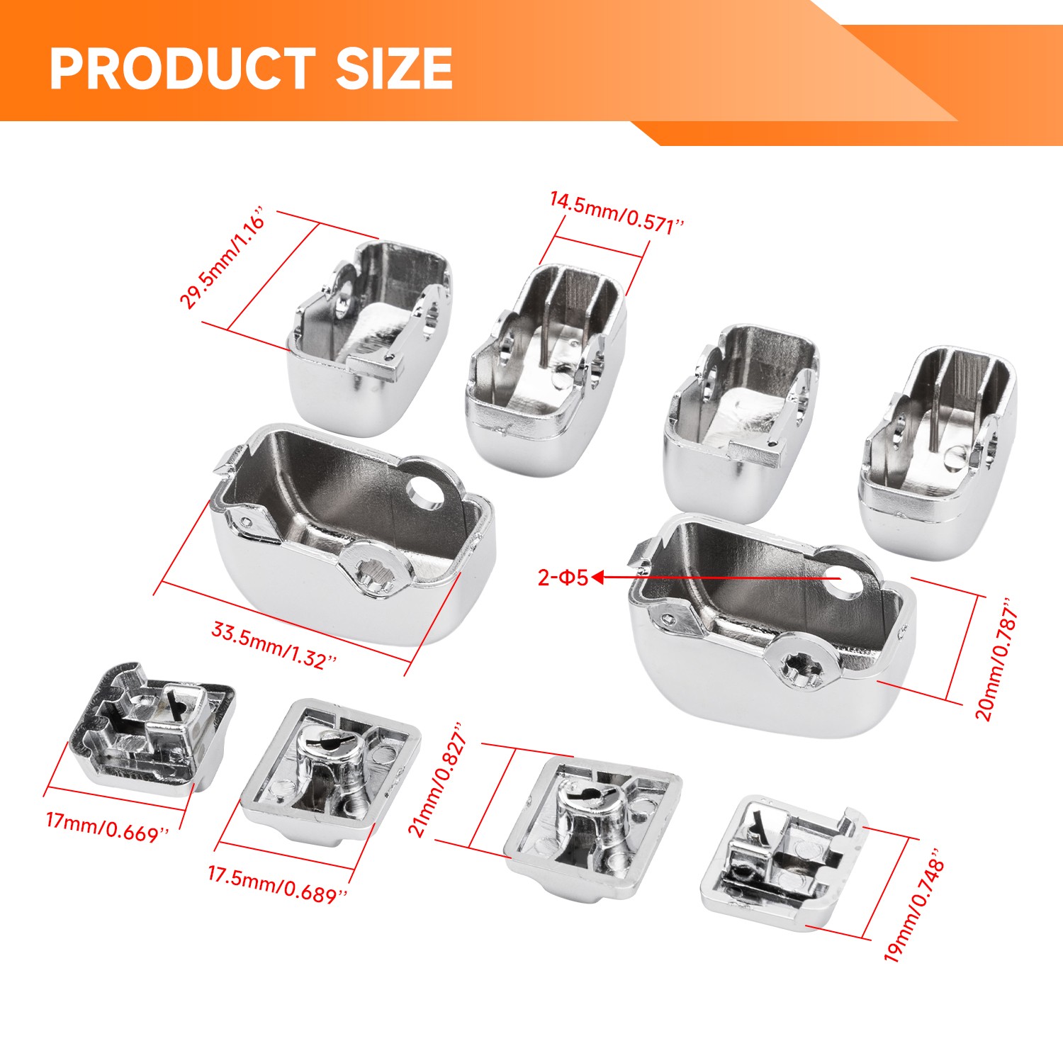 Chrome Hand Control Switch Housing Cap Button For Harley Touring Softail 96-13