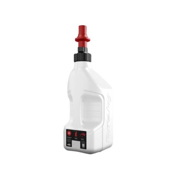 Tuff Jug® WURRVS10 – 2.5gal. Gen3 White Fuel Jug with View Strip/ Ripper Cap