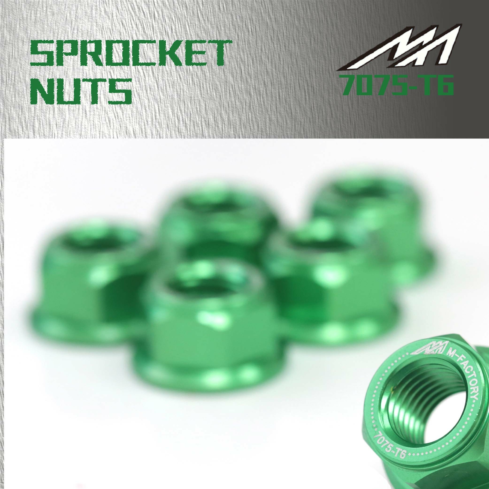 CNC Racing Rear Sprocket Nuts For Suzuki GSXR1000 GSX1300R GSX250 GSX550