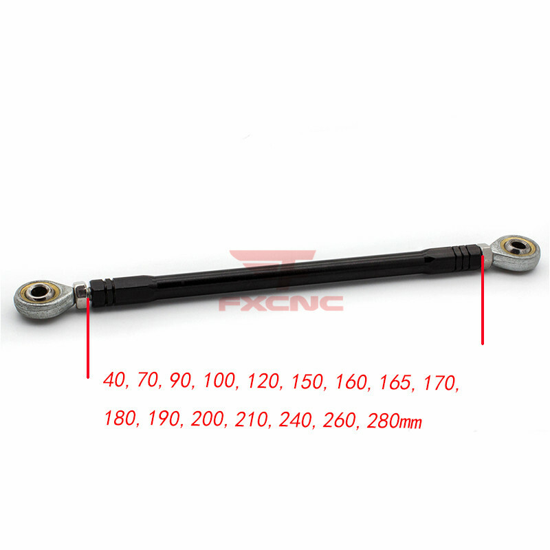 CNC Rearset Gear Shift Shifter Rod Linkage 40mm-280mm Universal Motorcycle USA