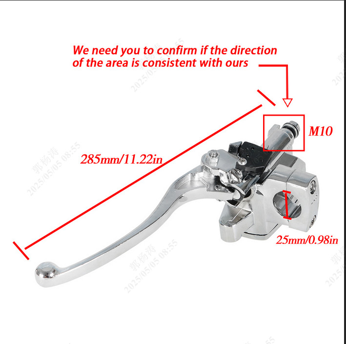 1″ 25mm Handlebar Brake Clutch Master Cylinder Reservoir Levers L&R For Honda