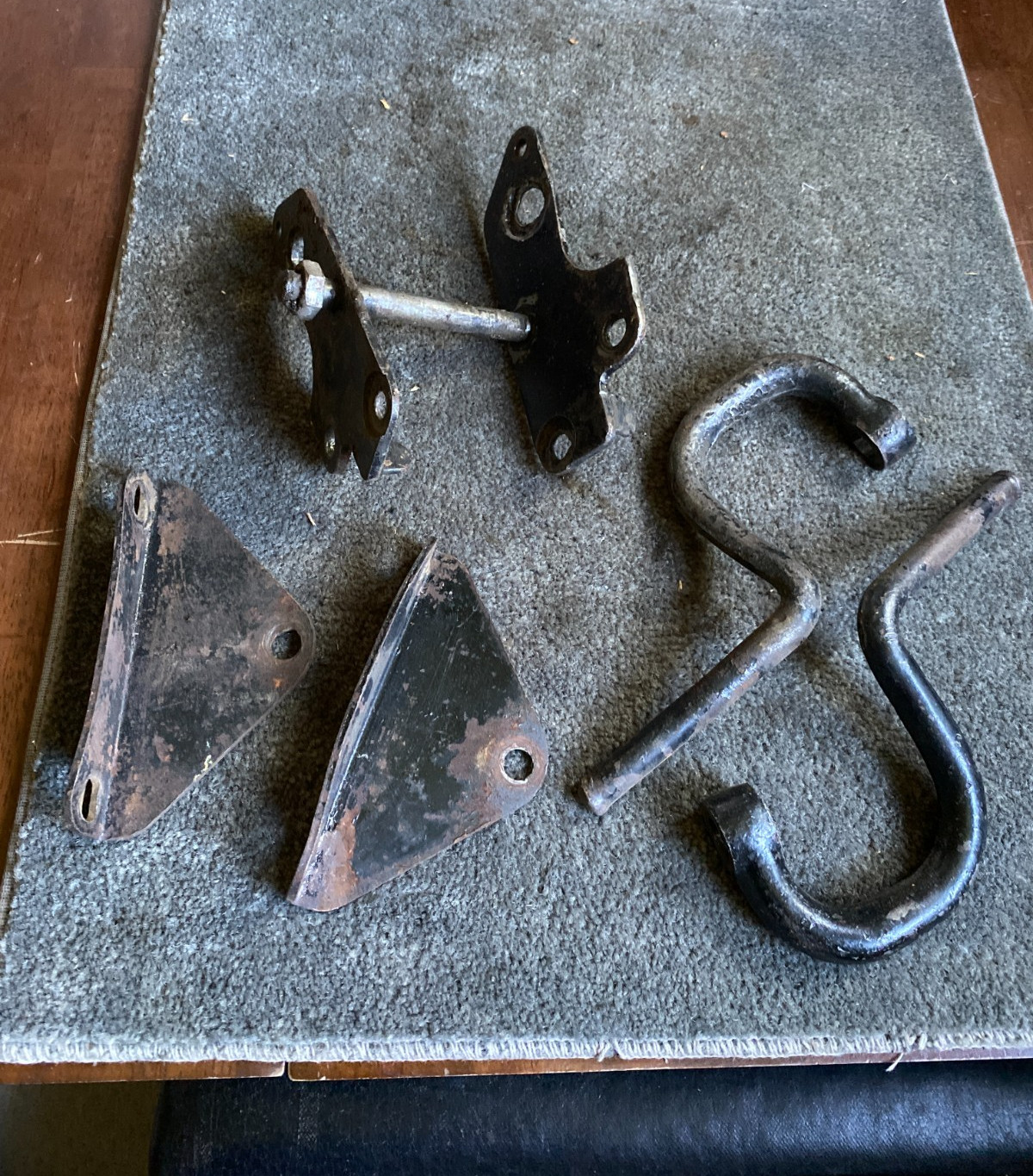 1950s 1960s AJS Matchless Unknown Lot G80 – Pair of Footrests Footpegs Brackets
