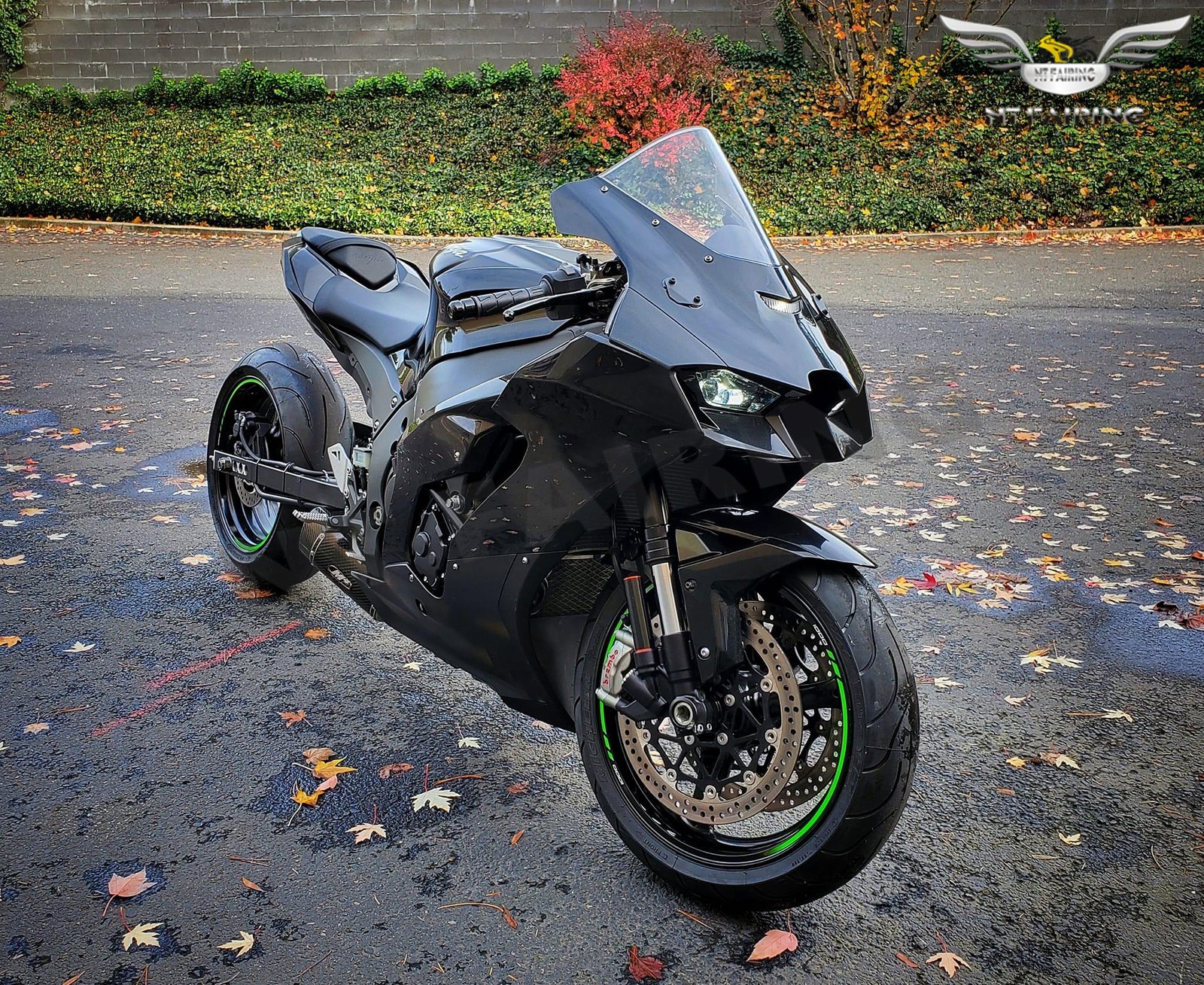 NTJ Black Fairing Fit for Kawasaki 2021 2022 2023 2024 2025 Ninja ZX10R ZX10RR