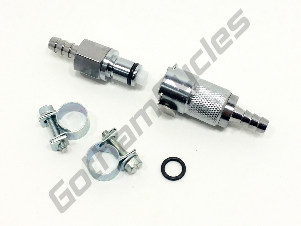 1/4″ Gas Tank Fuel Line Hose Quick Release Connect Disconnect Coupling Kit Set