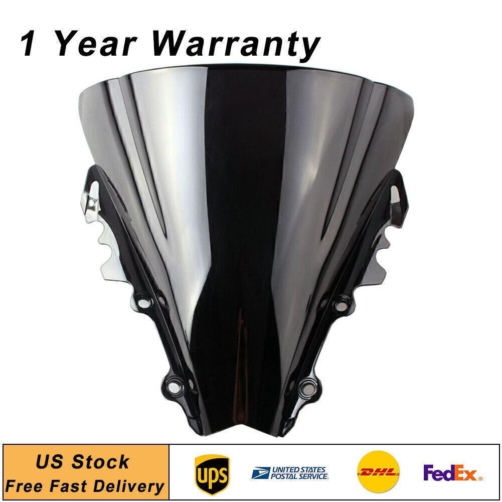 For Yamaha YZF R6 2006 2007 Windscreen Windshield Screen Shield Motorcycle Blk