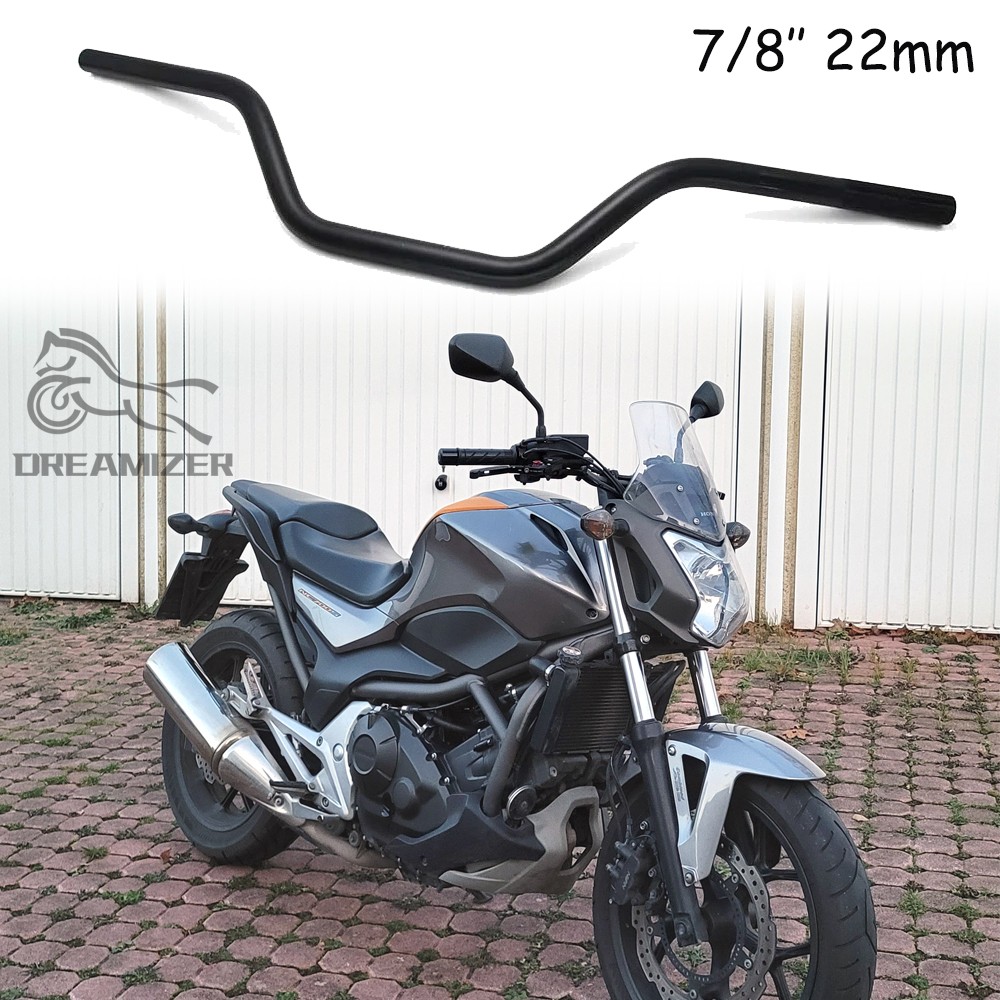 Motorcycle 7/8″ 22mm Tracker Drag Bars Handlebars For Honda NC700S NC700X NC750X