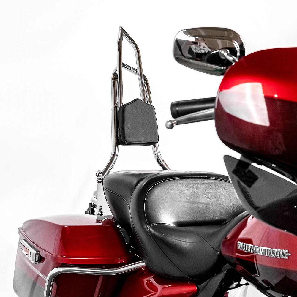 For Harley 2014-2026 Road Glide 28″ Backrest Sissy Bar/Luggage Rack/Docking Kit