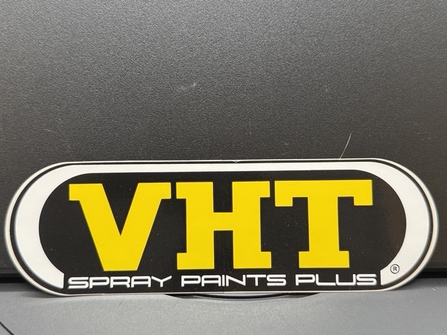 “VRHTF NHRA SUPER COOL “VHT SPRAY PAINTS PLUS”3″ X 10” STICKER AWESOME