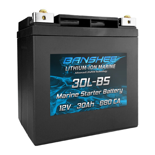 Banshee Lightweight Lithium Battery for Kayaks, Canoes