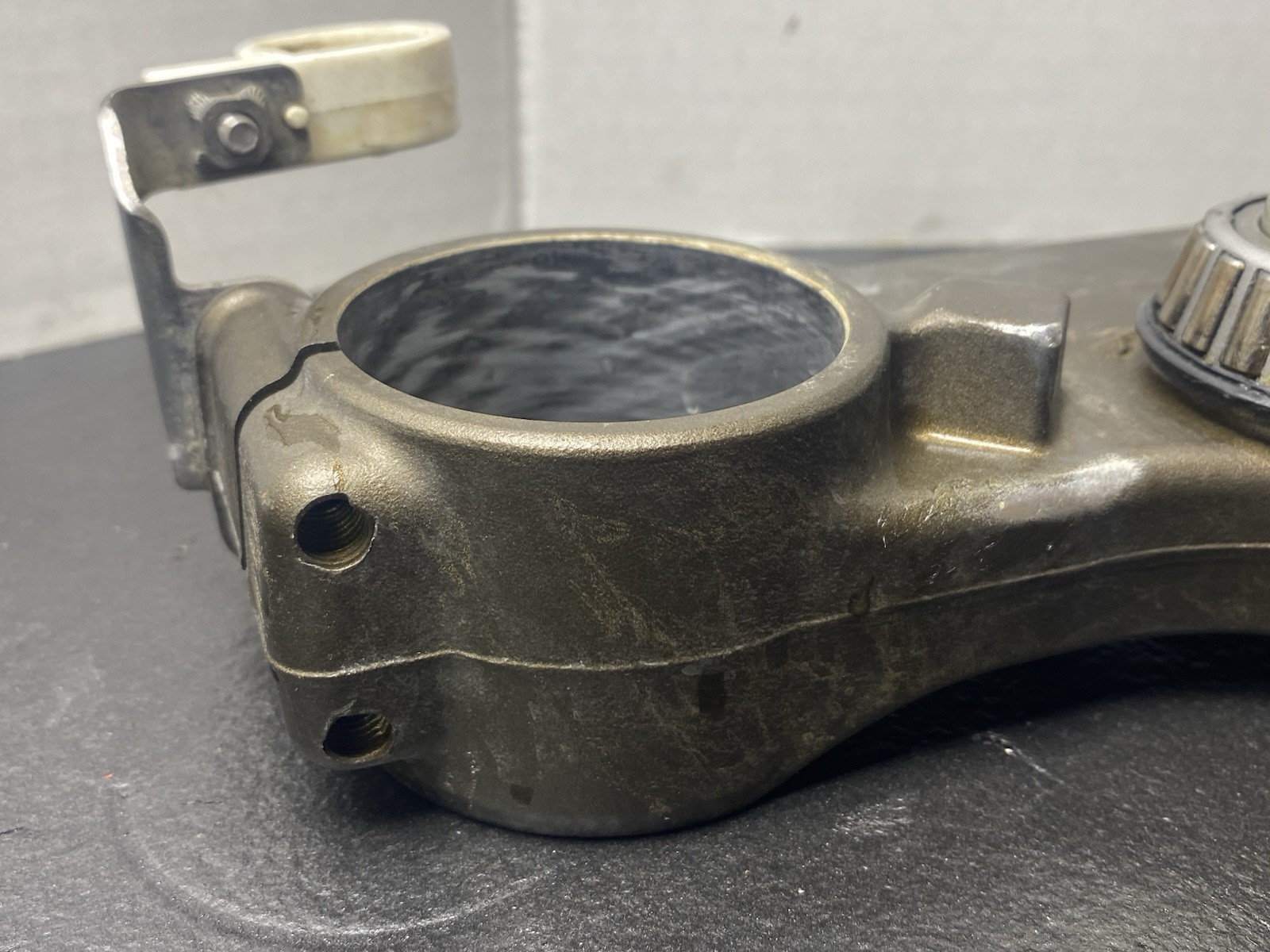 2007 Kawasaki KX250F OEM Triple Tree Clamp Bar Mount BEARINGS GOOD!
