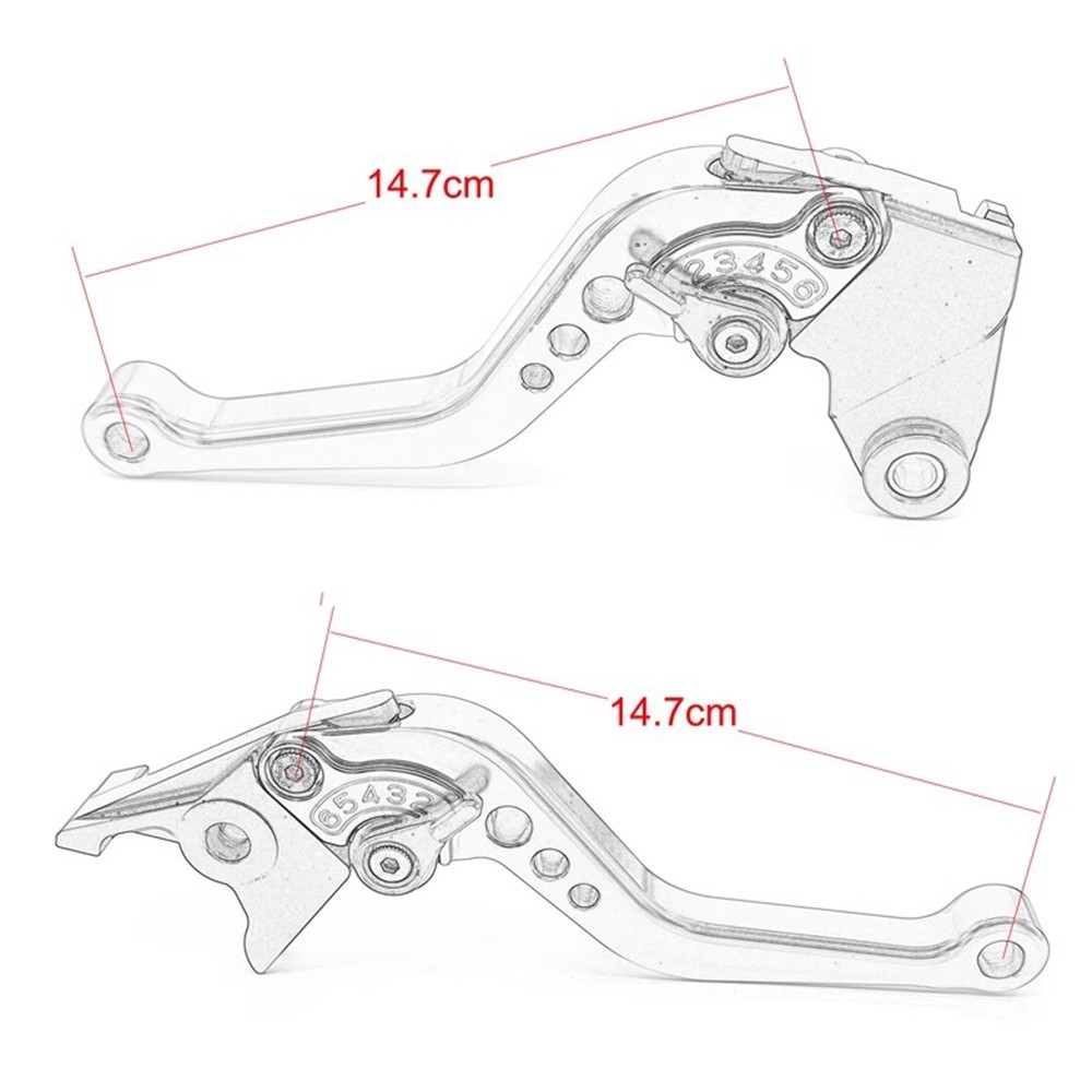 CNC Adjustable Short Brake Clutch Levers For HONDA CBR600RR 2003-2006 2005 2004
