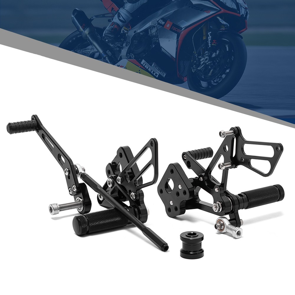RearSet Adjustable Rearsets Footpegs For SUZUKI GSX-R 600 GSXR 750 2006-2010 09