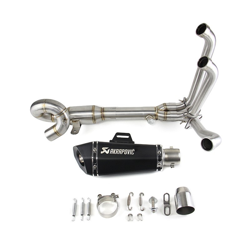 For CF-Moto 675SS 675SR 675NK 2024-2025 Exhaust System Front Pipe Muffler Tip