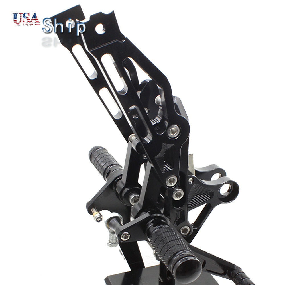CNC Racing For Honda GROM MSX125 2012-2015 2014 Adjust Footpegs Rearset Black