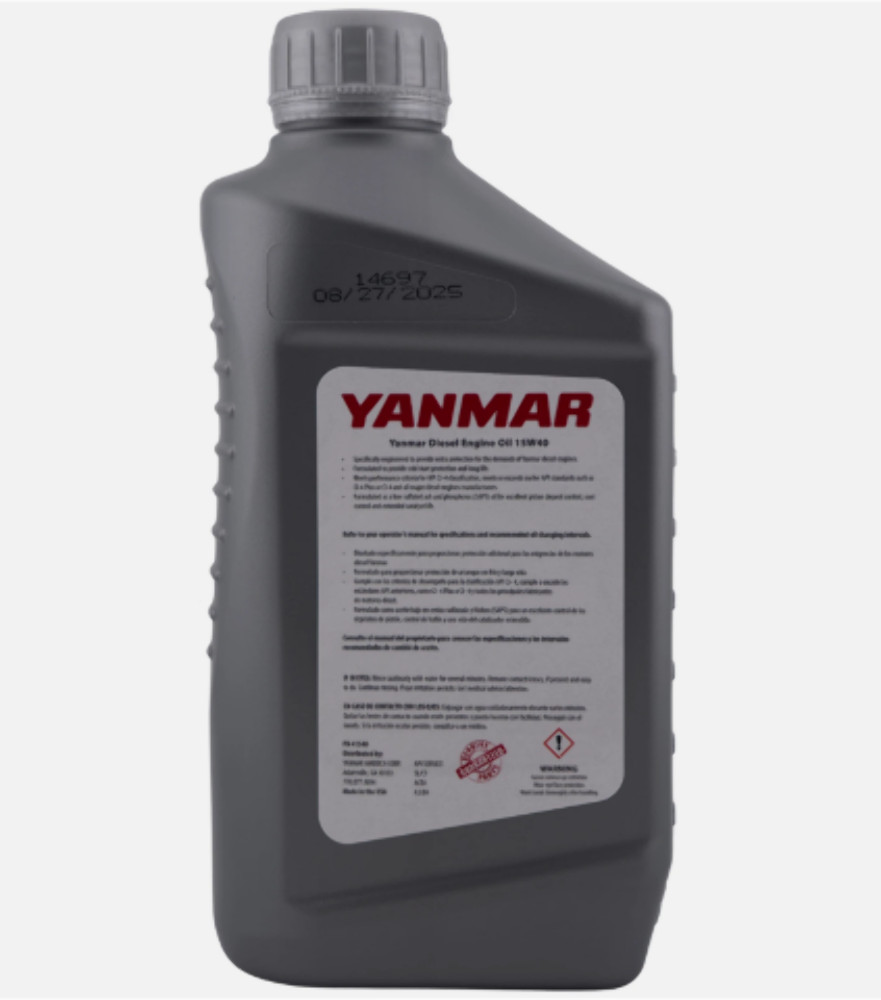 Yanmar 41540 SAE 15W-40 Diesel Engine Oil, 1 Quart