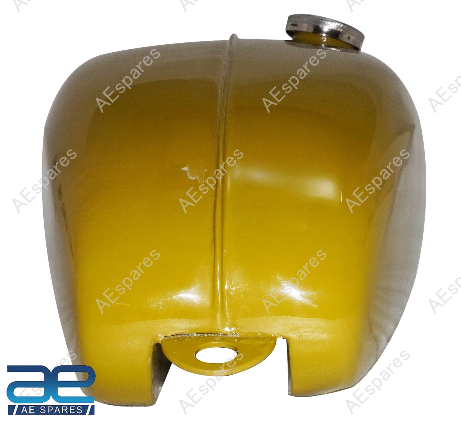 For Triumph T120 Bonneville 3.5 GL Golden & White Fuel Petrol Tank & Badges S2u