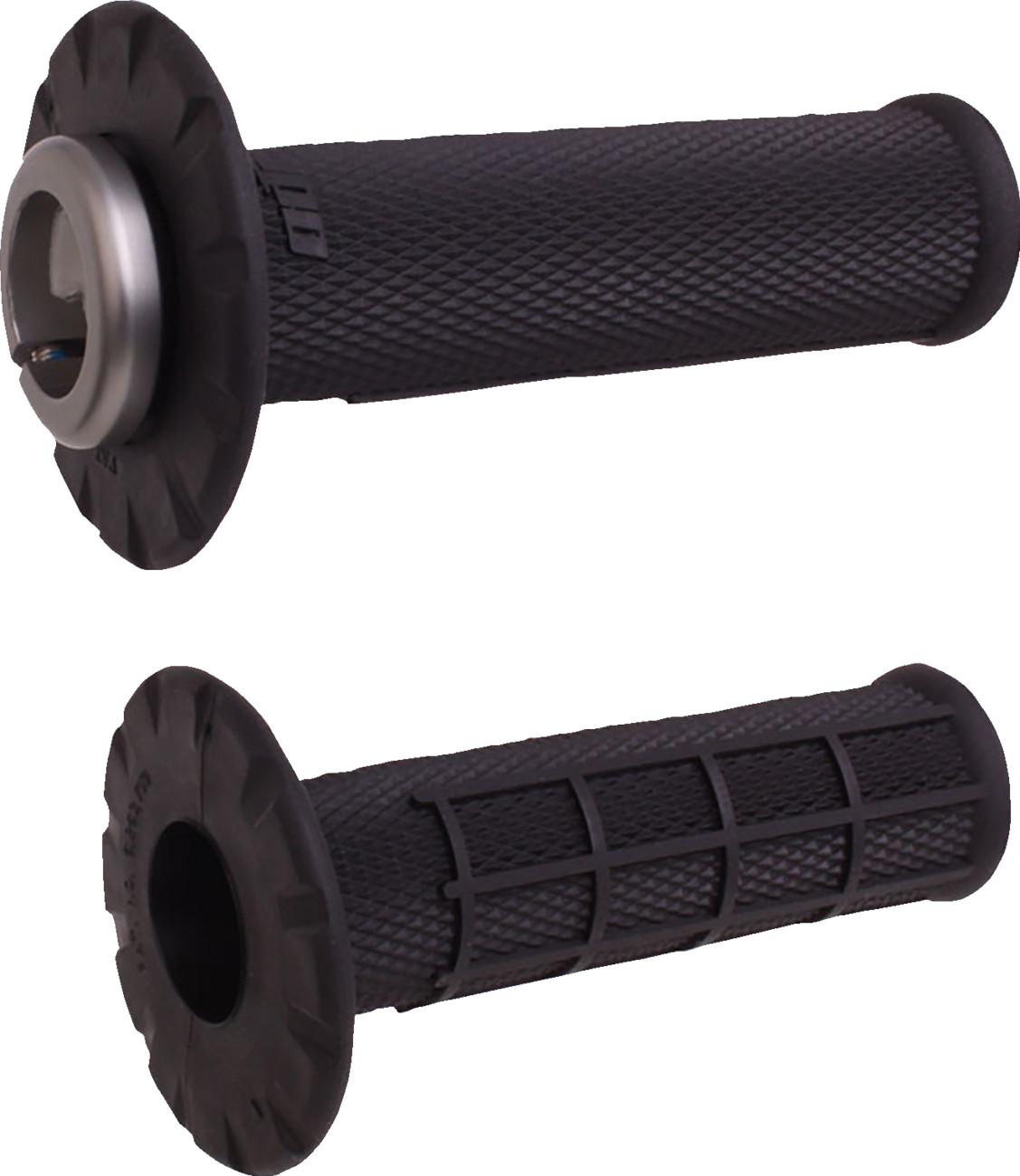 ODI Universal Lock-On Half Waffle Grips Pair Black 7/8
