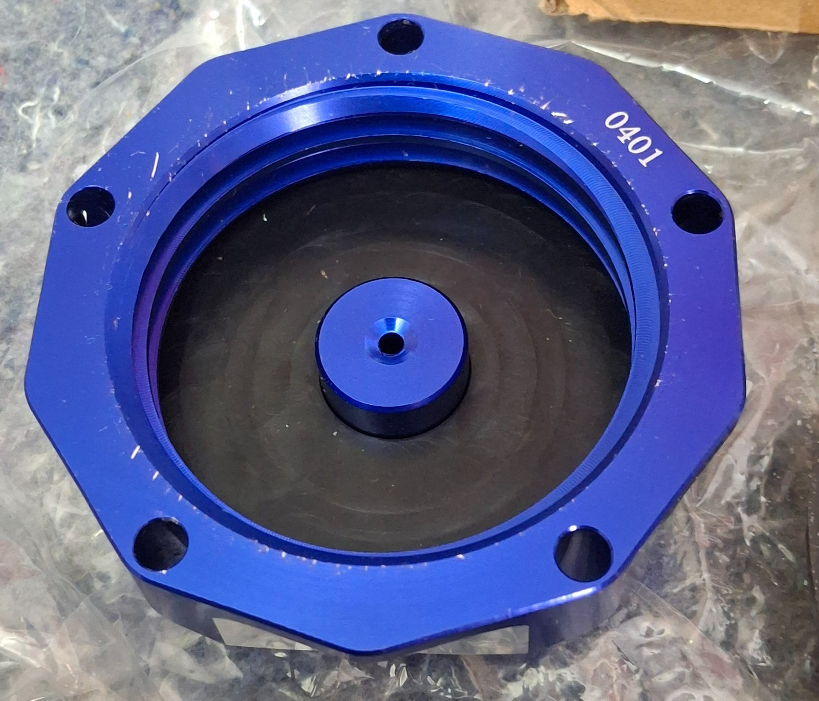 JFG Racing Dirt Bike Gas Cap 121103043 Aluminum Blue Street Bike Fuel Tank Cap