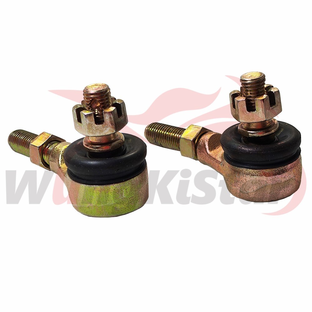 60mm/2.36In Tie Rod M10 Steering Linkage T Style Ball Jointer Left Right Threads