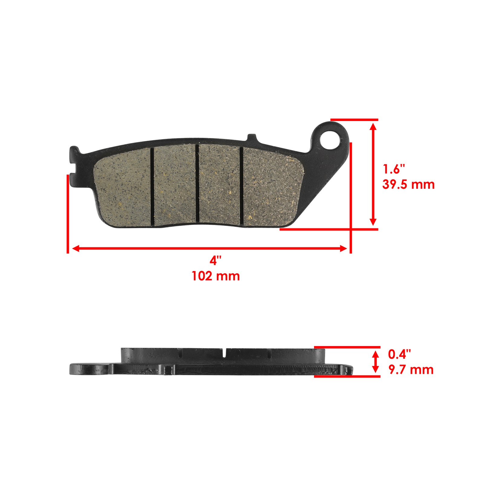 Front Brake Pads Rear Brake Shoes for Honda VT750C Shadow Ace750 Deluxe 02 03
