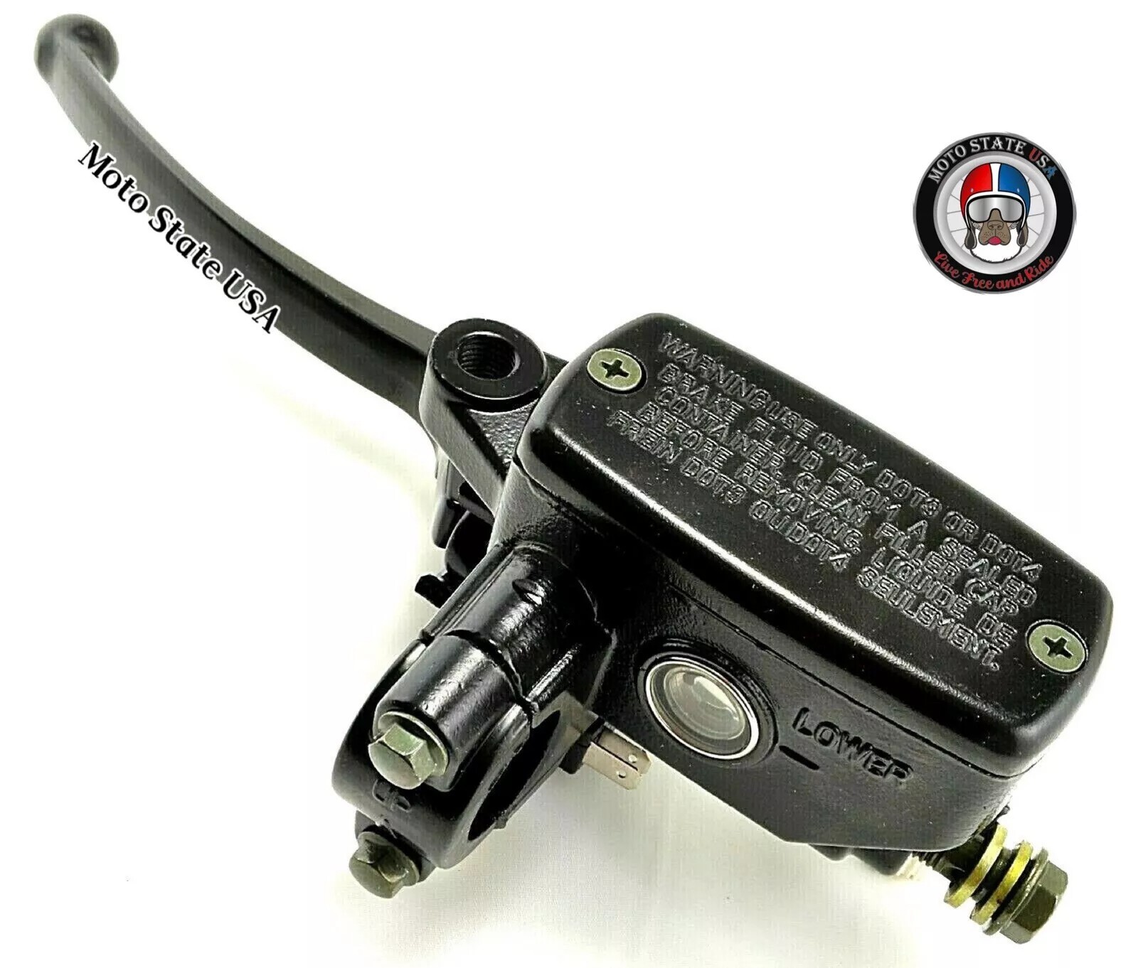 Left Honda Brake & Clutch Master Cylinder For Honda Goldwing 1500 (1989-2000)