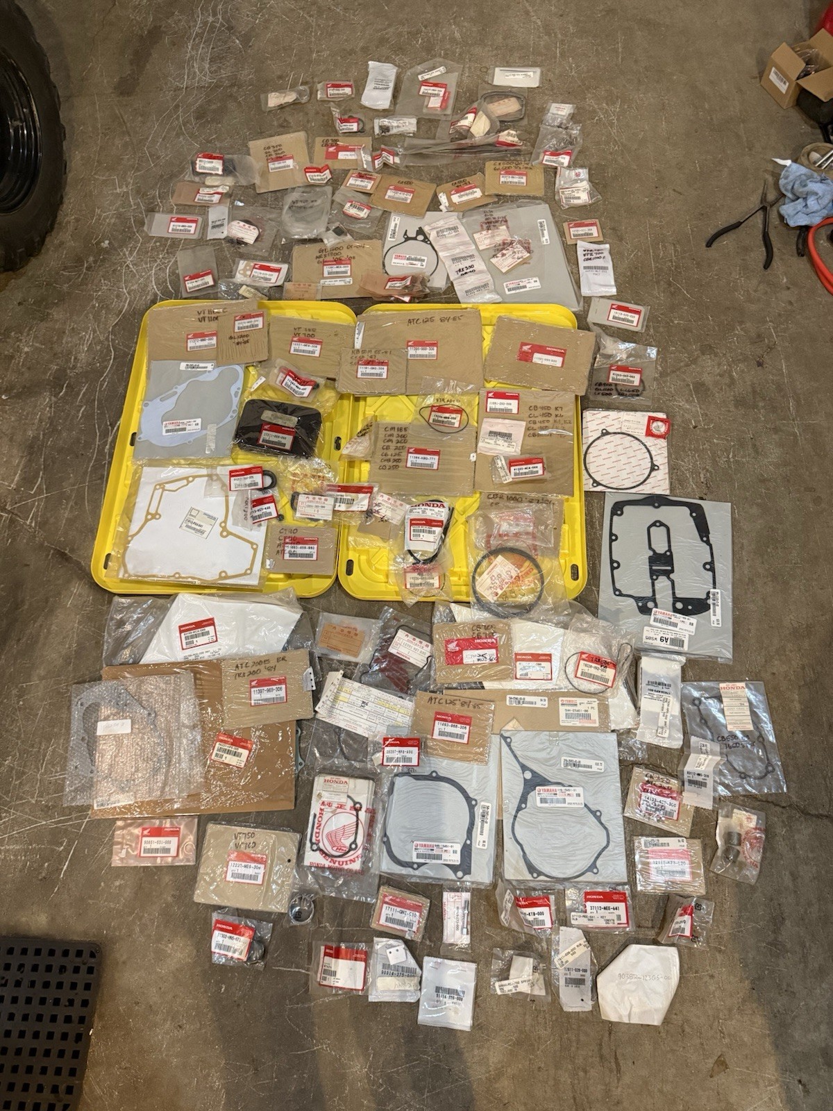 Honda Motorsport NOS Misc Part Lot Gaskets Hardware